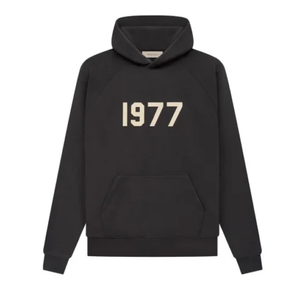 1977 Essentials Hoodie Black